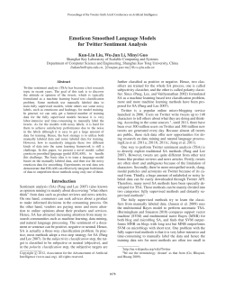 Emoticon Smoothed Language Models for Twitter