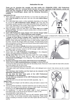 Instruction for use