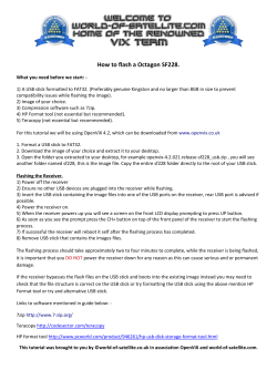 How to Flash a Octagon SF228