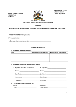 Application form for Possess and Use-Medical