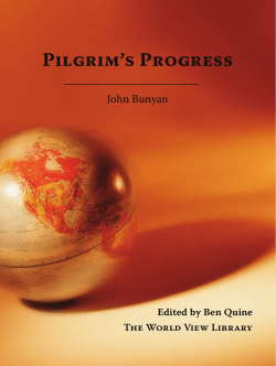 Pilgrim`s Progress - Cornerstone Curriculum