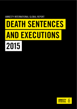 death sentences and executions 2015