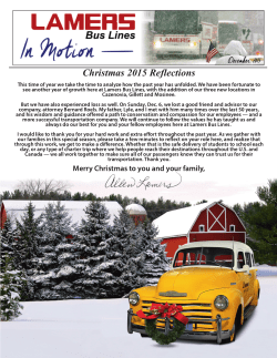 Christmas 2015 Reflections