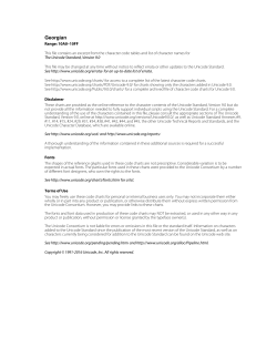 10A0 - Unicode.org
