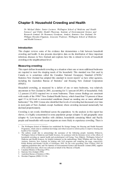 household crowding and health.