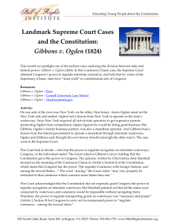 Gibbons v. Ogden (1824)