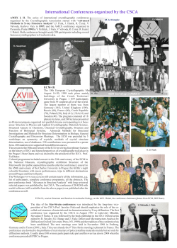 Some international conferences organized