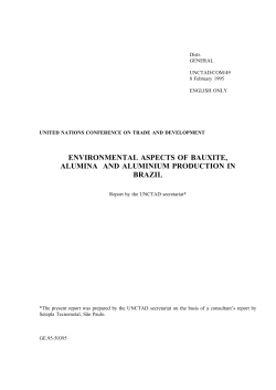 environmental aspects of bauxite, alumina and aluminium