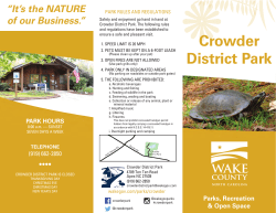 Crowder District Park