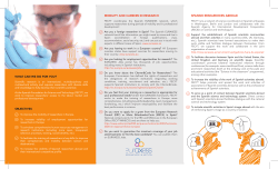Brochure about Spanish science abroad created by ​the Spanish