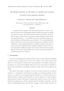 The Kepler problem on 3D spaces of variable and constant