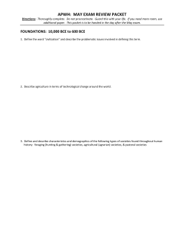 APWH: MAY EXAM REVIEW PACKET