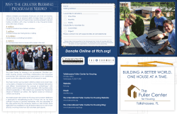 building a better world, one house at a time.