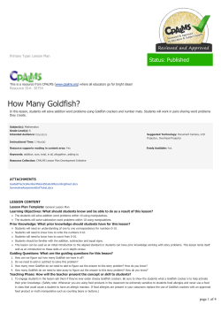 How Many Goldfish?