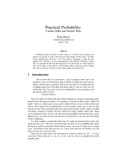 Practical Probability