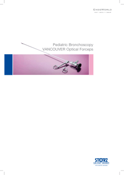 Pediatric Bronchoscopy VANCOUVER Optical Forceps