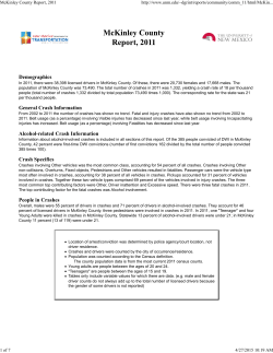 McKinley County Report, 2011