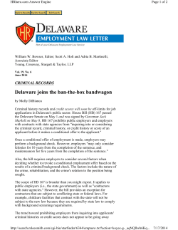 Delaware joins the ban-the-box bandwagon