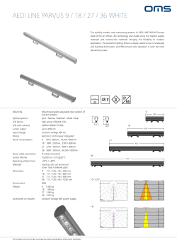 aedi line parvus 9 / 18 / 27 / 36 white
