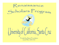 Funded by Stuart Foundation Grant No. 2003-420