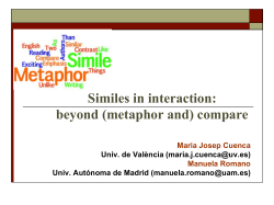 Similes in interaction: beyond (metaphor and) compare