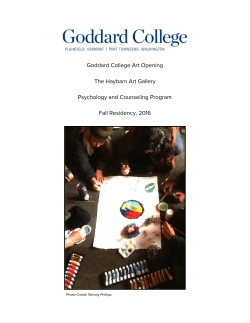 Goddard College Art Opening The Haybarn Art Gallery Psychology