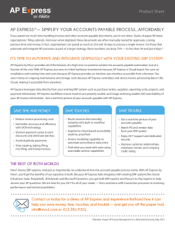 Product Sheet
