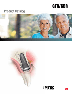 GTR/GBR Product Catalog