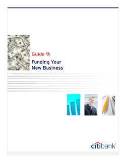 Guide 9: Funding Your New Business