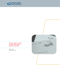 Publication 632 - State and Local Election Mail