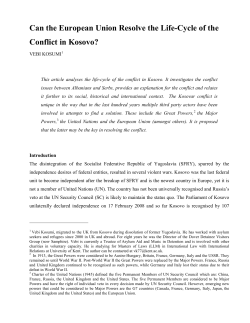 Can the European Union Resolve the Life