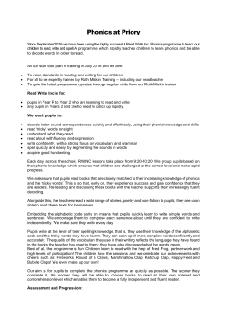 HERE - Priory Catholic Primary School, Torquay