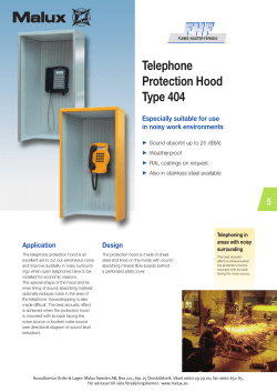 Telephone Protection Hood Type 404