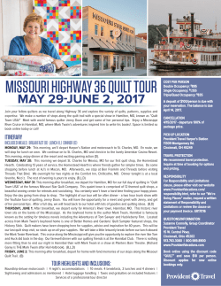 to view/print Missouri Quilt Tour brochure