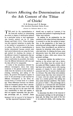 Factors Affecting the Determination of the Ash Content