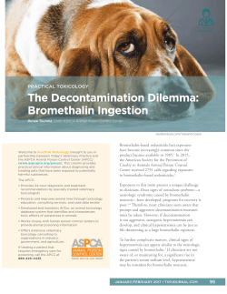 Bromethalin Ingestion - Today`s Veterinary Practice