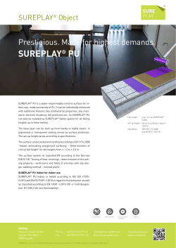 sureplay&reg; pu - PROCON Play and Leisure GmbH