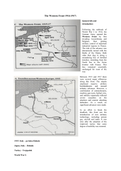 The Western Front 1914