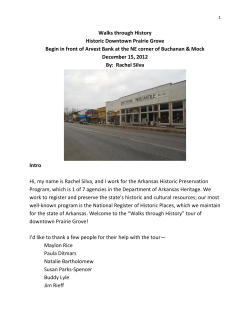 Historic Downtown Prairie Grove