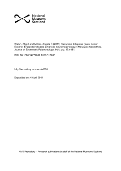 - National Museums Scotland Research Repository