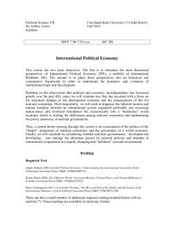 International Political Economy