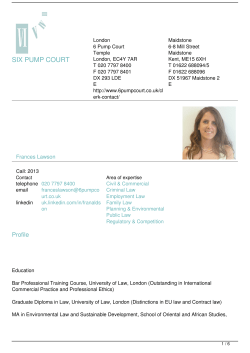 - 6 Pump Court