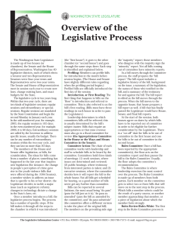 Overview of Legislative Process.indd