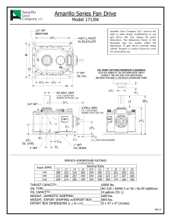 Model 1713W - Amarillo Gear Company