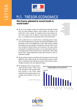 Has France adjusted to recent trends in world trade?