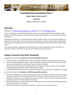 Constitutional Convention Part 1