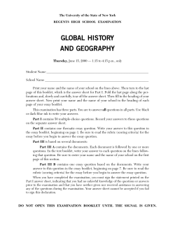 global history and geography