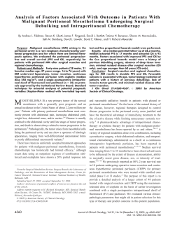 Analysis of Factors Associated With Outcome in Patients With