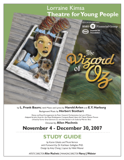The Wizard of Oz Study Guide