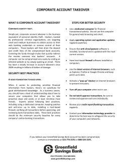 corporate account takeover